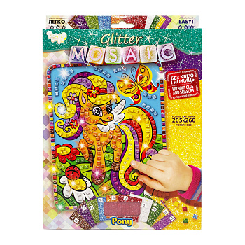 Креативна творчість "Блискуча мозаїка: Pony" БМ-02-05, 20.6х26 см