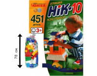 Дитячий конструктор НІК-10 70972, 451 велика деталь
