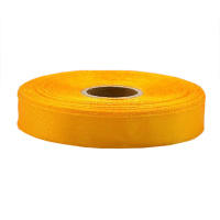 Атласна стрічка для рукоділля АБ-641, 1,2см x 23 м, Помаранчевий