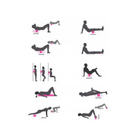 Масажний м'яч NE-EP-14 6 см чорний