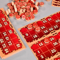 Настільна гра "Традиційне Лото" 30488 бочки 90 штук