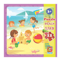 Пазли дитячі "Дитячий майданчик" LX04, 12 елементів