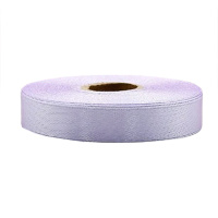 Атласна стрічка для рукоділля АБ-629, 1,2см x 23 м, Світло-бузковий