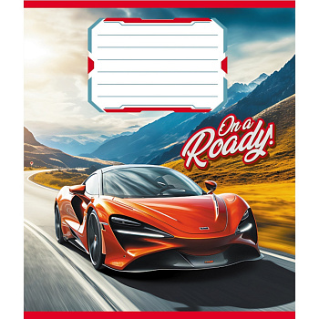 Зошит учнівський "В дорогу" 012-520163L-4 в лінію, 12 аркушів 