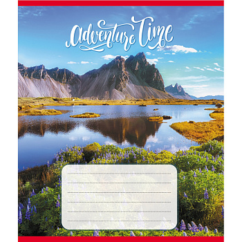 Зошит загальний "Час для подорожі" 060-590430L-3 в лінію, 60 аркушів