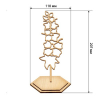 Набір для вітражного живопису за номерами "Дельфініум" FDSGK-020