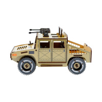 Дерев'яний 3D конструктор "Humvee" Puz-00927, 100 деталей                                                                  