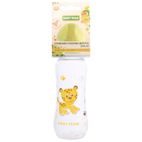 Пляшечка для годування з силіконовою соскою 1310_салатовий 250 мл