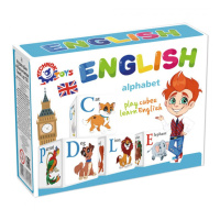 Дитячий розвиваючий набір кубиків "Англійська абетка" 1325TXK 12 кубиків