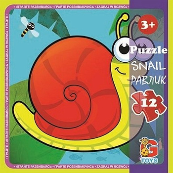 Пазли дитячі "Комахи" LI02, 12 елементів