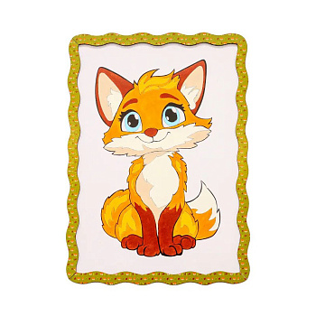 Дитячий набір для розпису по дереву "Лисичка" Puz-22959 формат А4