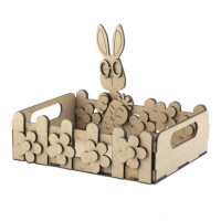 Заготовка для декорування "Кошик з зайчиком" FDPO-145