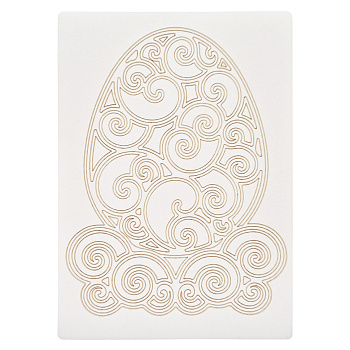 Картина-трафарет для фарбування піском "Великодне яйце" Sand Box T-a5124 А5