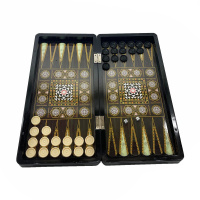 Набір настільних ігор "Шахи 3 в 1" Set3 NE-SP-SET-14 нарди, шашки, 40х40 см