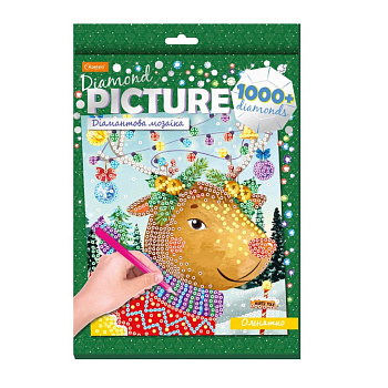 Набір для творчості діамантова мозаїка "Оленятко" НТ-34-03 
