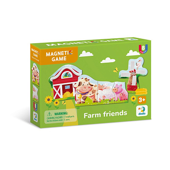 Дитяча магнітна гра "Друзі з ферми" 200255, 8 елементів