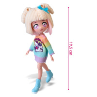 Дитяча лялька "Стильна Цукерка-єдиноріг" 4SF Manga Dolls HKTF2000 серії "Hello Kitty"