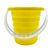 Дитяче відро для пісочниці "Середнє" S0009(Yellow) жовтий 14 см