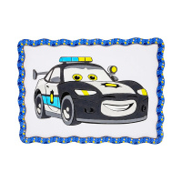 Дитячий набір для розпису по дереву "Поліцейська машинка" Puz-22952 формат А4