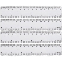 Лінійка прозора Bambi 8815 пластикова, 15 см