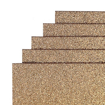 Фоаміран для творчості А4 17GLA4-020 золотистий 1,7х0,1 мм 