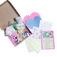 Великий набір для творчості "Я люблю квіти" 10100652, 8 виробів своїми руками