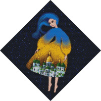 УЦІНКА! Алмазна мозаїка "Берегиня Софіївська" @mosyakart AMO7240-UC 40х40 см