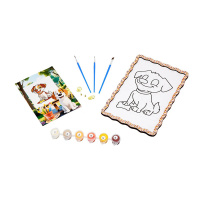 Дитячий набір для розпису по дереву "Вірний друг" Puz-22975 формат А5