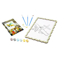 Дитячий набір для розпису по дереву "Літачок" Puz-22953 формат А4