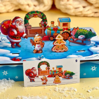 Розвиваюча гра "Новорічна панорама" (ПСД230) PSD230, 24 завдання