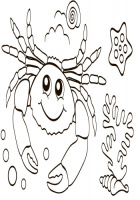 Дитяча водна розмальовка: Море 734010, 8 сторінок