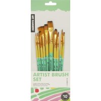 Набір пензлів художніх "Art Ranger" BR6510-1, 10 штук 