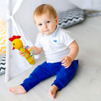 Іграшка м'яконабивна «Брязкальце Півник» МС 010302-02