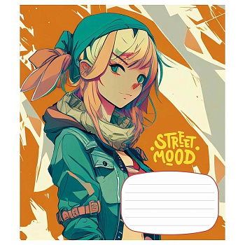 Зошит учнівський "Manga style" 024-3272L-4 в лінію, 24 аркушів 