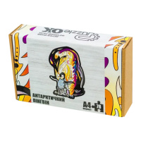 Фігурний дерев'яний пазл A4 Антарктичний пінгвін PuzA4-00756, 78 деталей