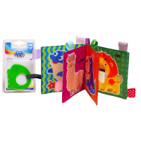 М'яка книжка-шуршалка "Леопард" Книжковий хмарочос 403778 з прорізувачем