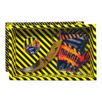 УЦІНКА! Сувенірні ножі дерев'яні набір BOX "Керамбіт GOLD" Сувенір-Декор CARG-B-UC