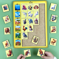 Дерев'яний дитячий сортер "Асоціації тварини" (ПСД300) PSD300