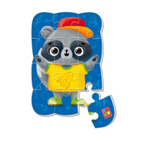 Дитячий магнітний пазл "Єнот" VT3205-91, 12 елементів