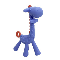 Силіконовий прорізувач "Жираф" MGZ-0423(Violet) без футляра 