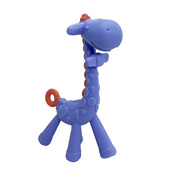 Силіконовий прорізувач "Жираф" MGZ-0423(Violet) без футляра 