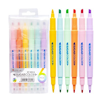 Набір текстовидільників двосторонніх 6 кольорів ST892-6