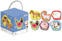 Дитячий пазл Домашні тварини DoDo 300152, 2-3-4 елемента