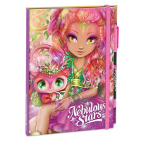 Блокнот чорні аркуші Делюкс Хазелія Nebulous Stars 11583-2 з ручкою