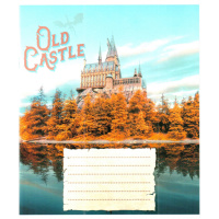 Зошит загальний "Старі замки" 048-600179L-1 у лінію, 48 аркушів (959060)