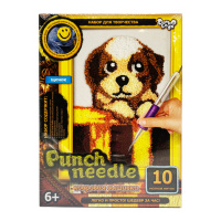 Набір для творчості "Punch Needle: Цуценя" PN-01-04 килимова вишивка