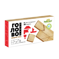 Дерев'яна головоломка "Танграм" Igroteco 900569, 6 елементів