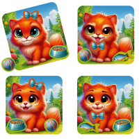 Гра розвиваюча "Емоції Кошеняти" VT3220-05, 11 магнітів