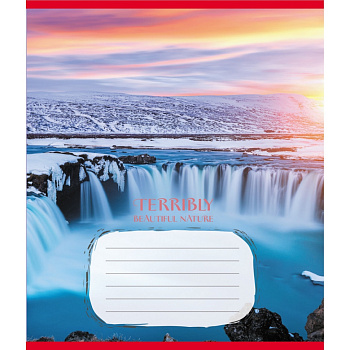 Зошит учнівський "Неймовірно красива природа" 024-560107L-5 в лінію, 24 аркуші 