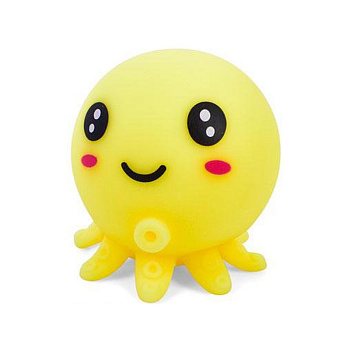 Дитяча іграшка-антистрес "Восьминіг" MS 3951(Yellow) з борошном, 7,5 см